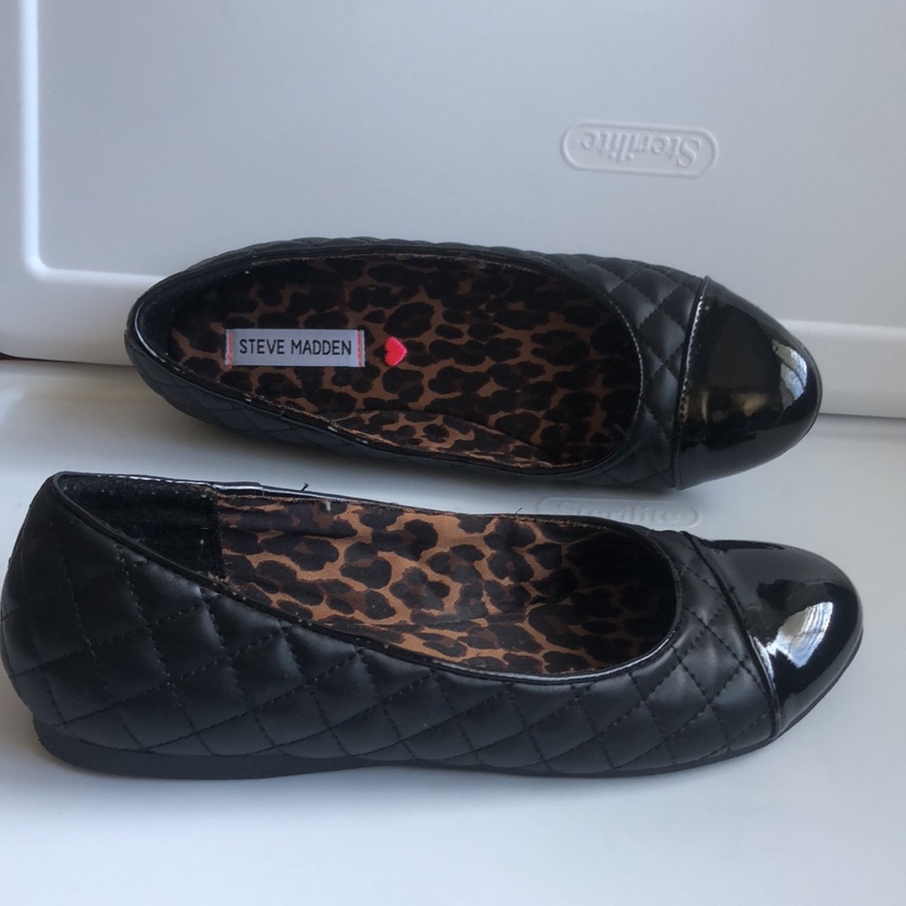 Steve Madden vegan leather ballerina flats